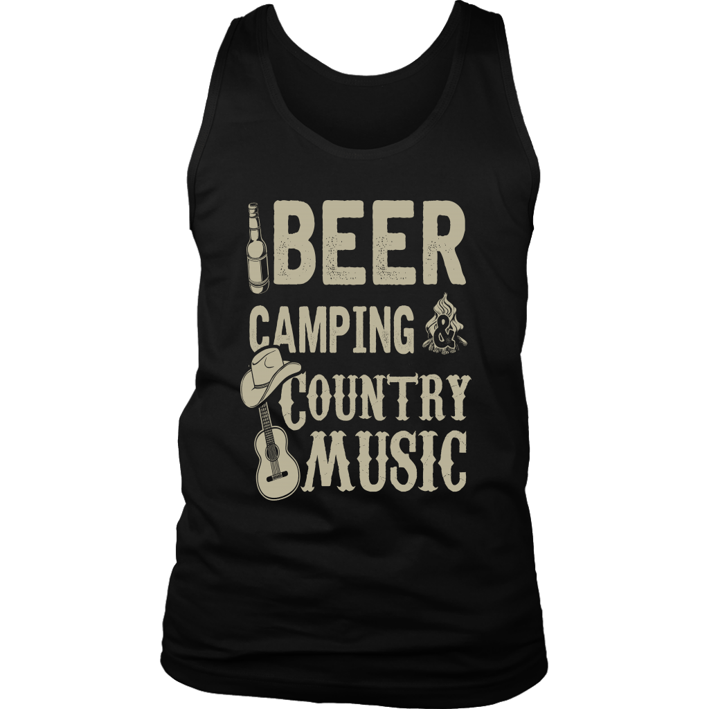 "Beer, Camping, And Country Music" - Tank
