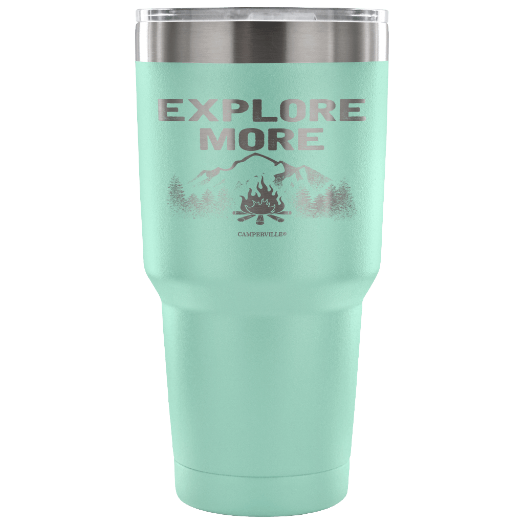 "Explore More" - Stainless Steel Tumbler