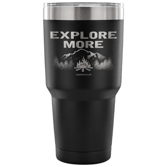 "Explore More" - Stainless Steel Tumbler