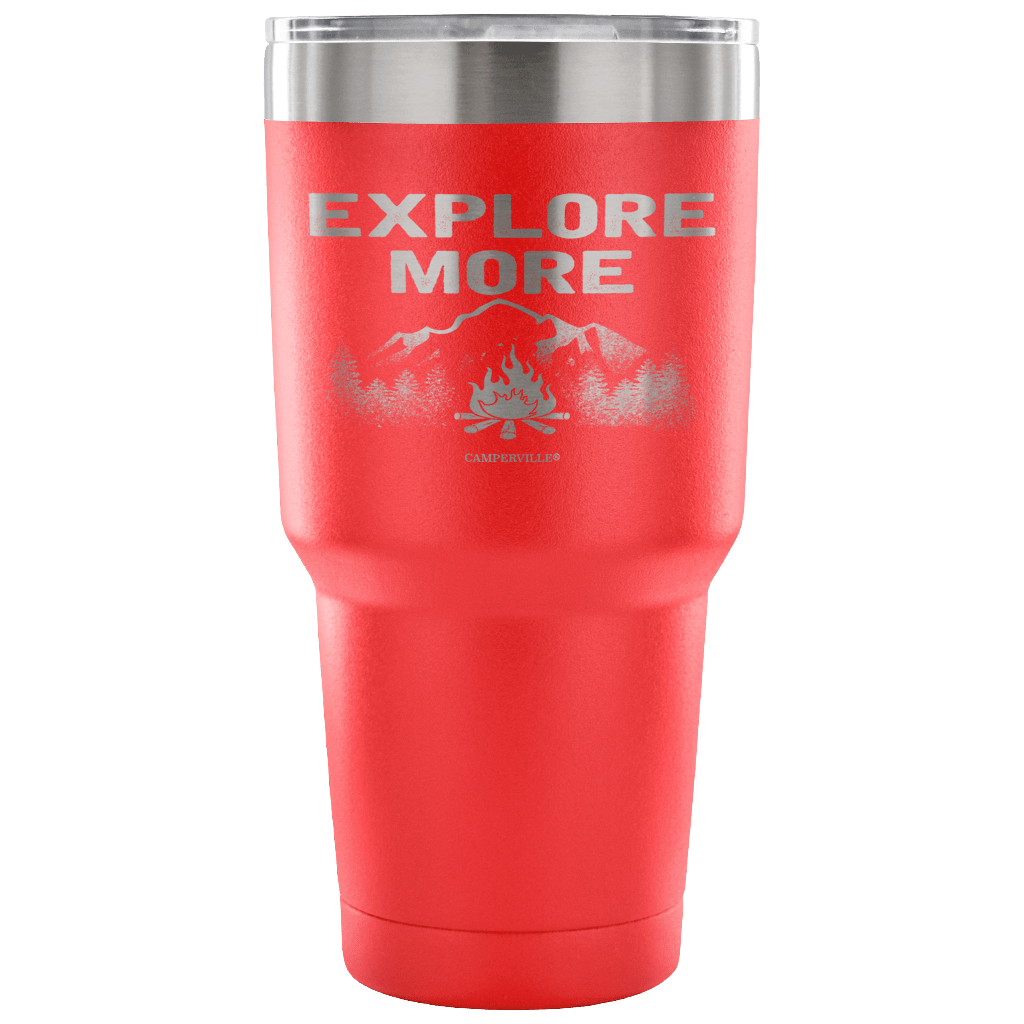 "Explore More" - Stainless Steel Tumbler