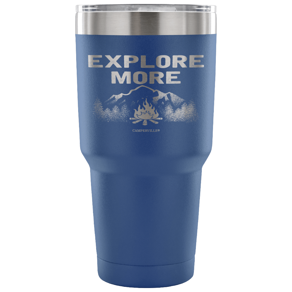 "Explore More" - Stainless Steel Tumbler