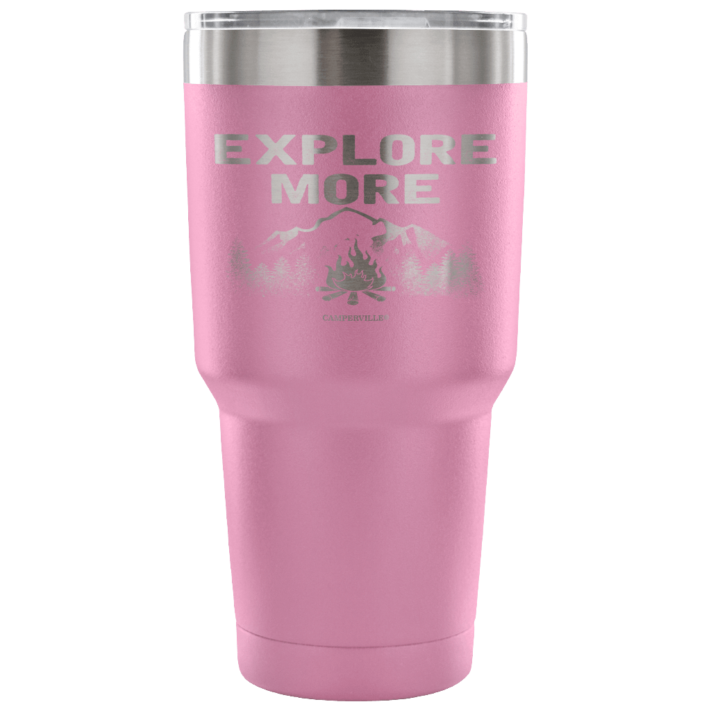 "Explore More" - Stainless Steel Tumbler