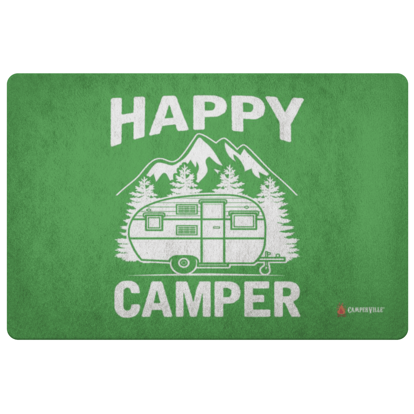 Official Camperville "Happy Camper" Doormat