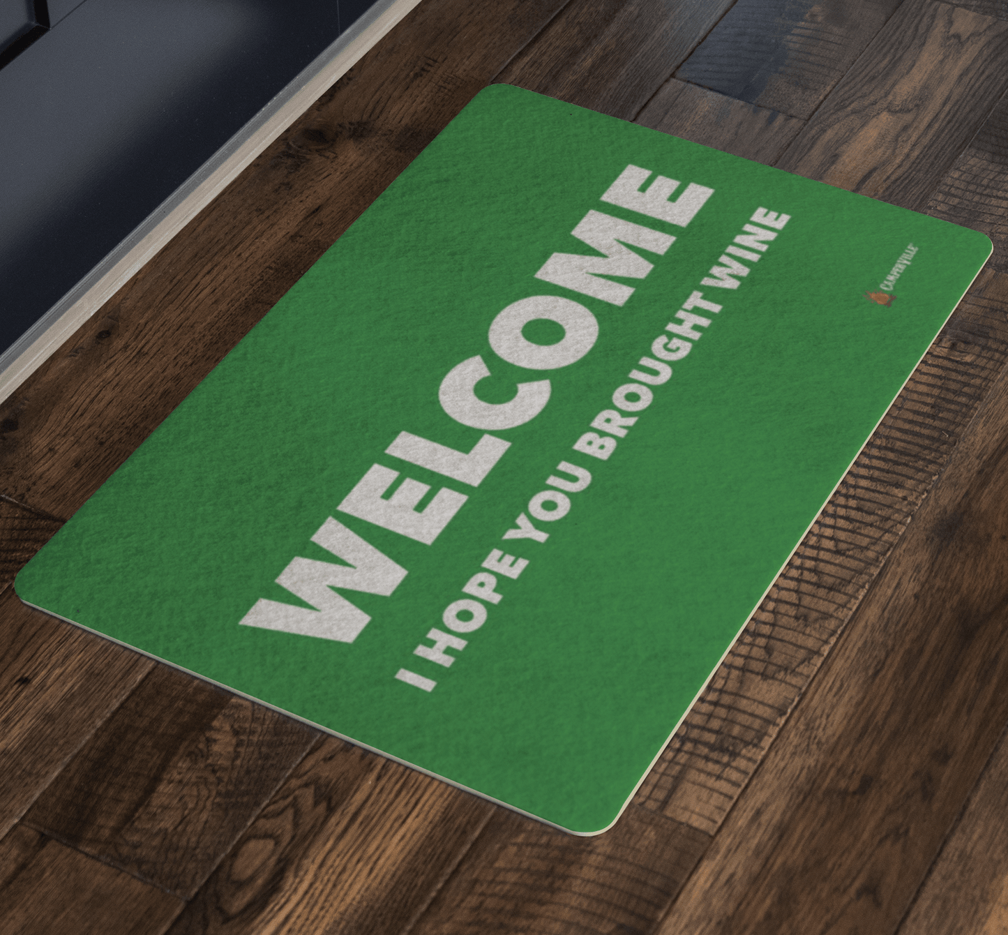 "Welcome - I Hope You Brought Wine" Doormat