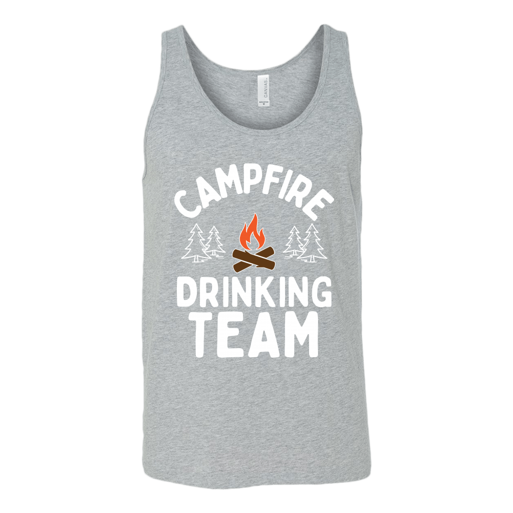Funny "Campfire Drinking Team" - Tank Tops