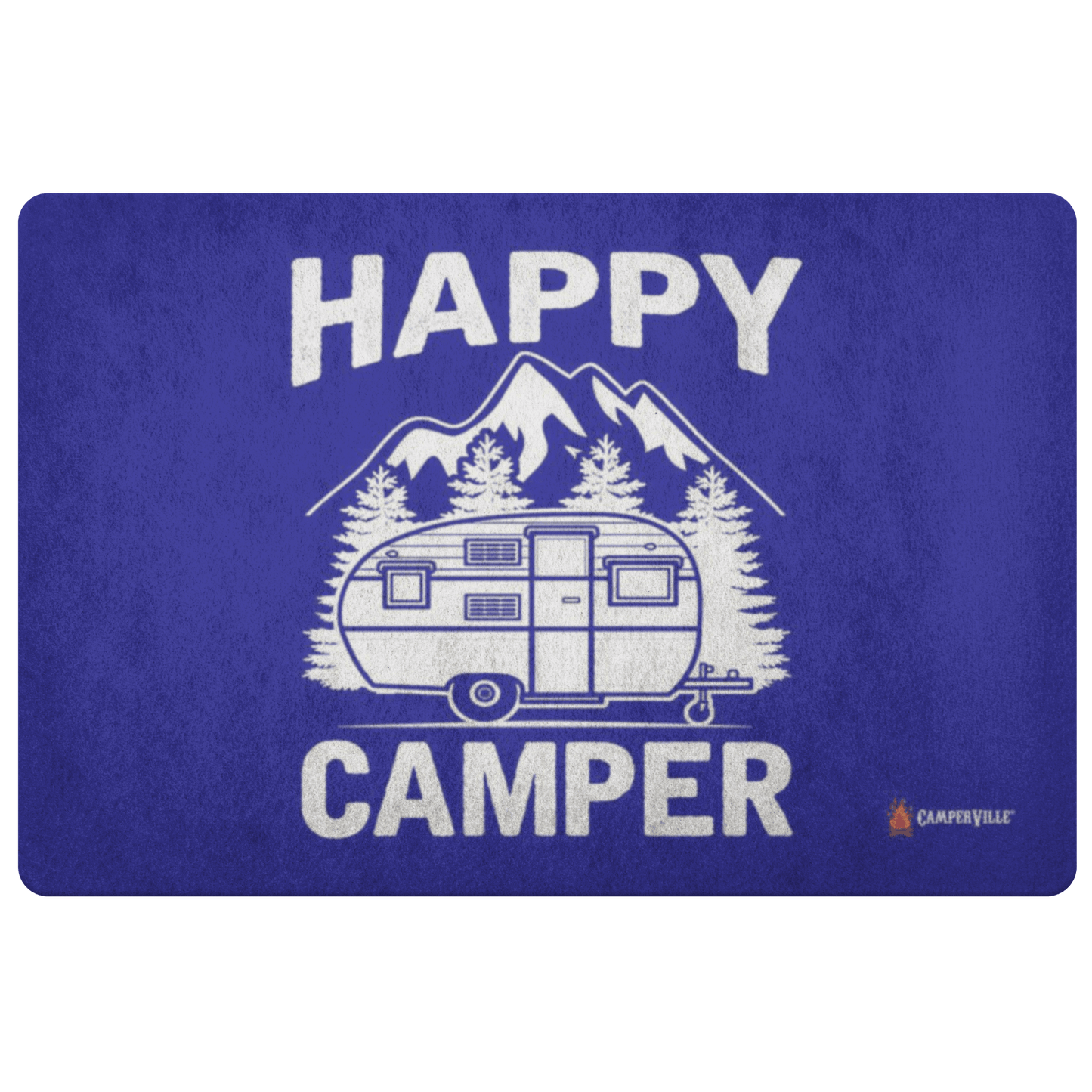 Official Camperville "Happy Camper" Doormat