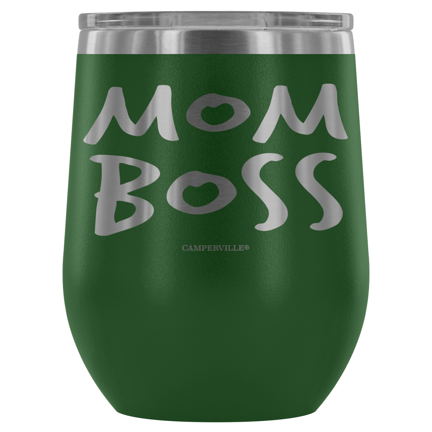 "Mom Boss" Stemless Wine Cup