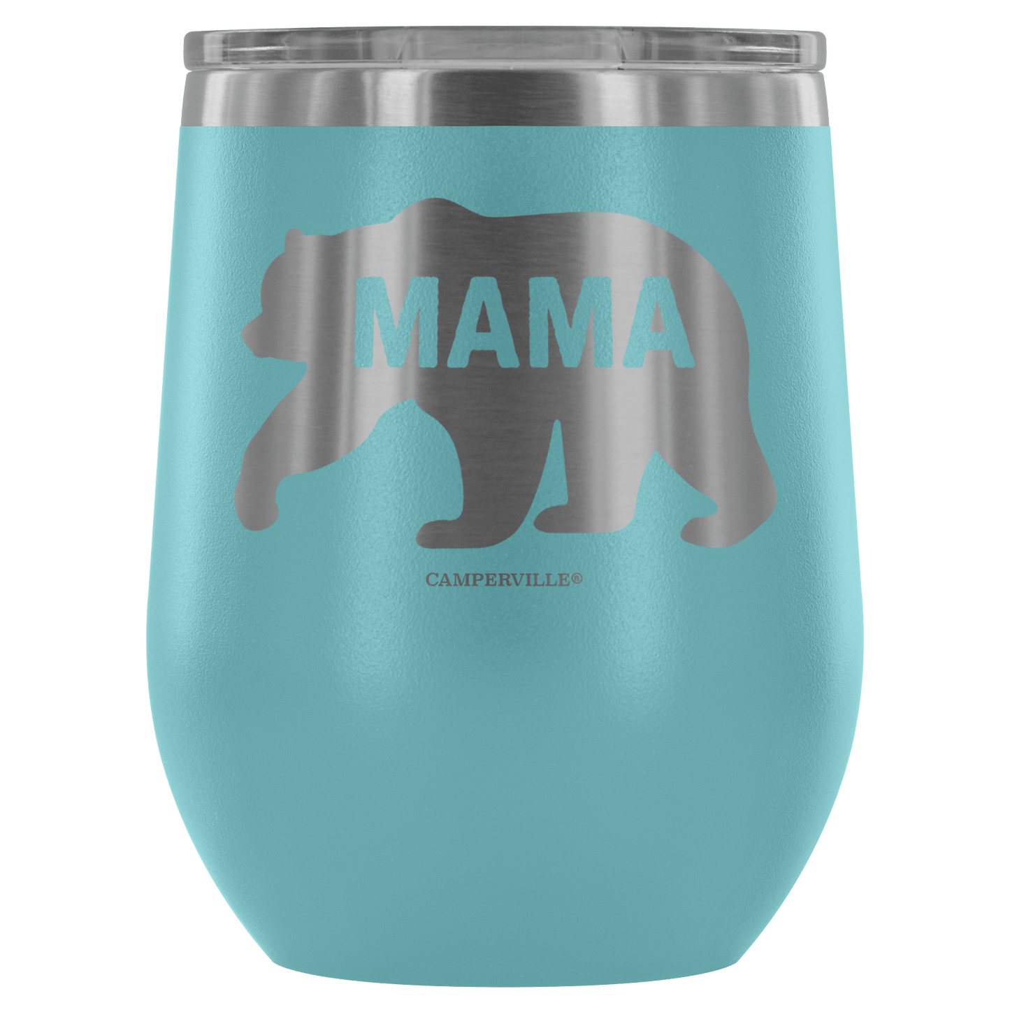 "Mama Bear" - Stemless Wine Cup