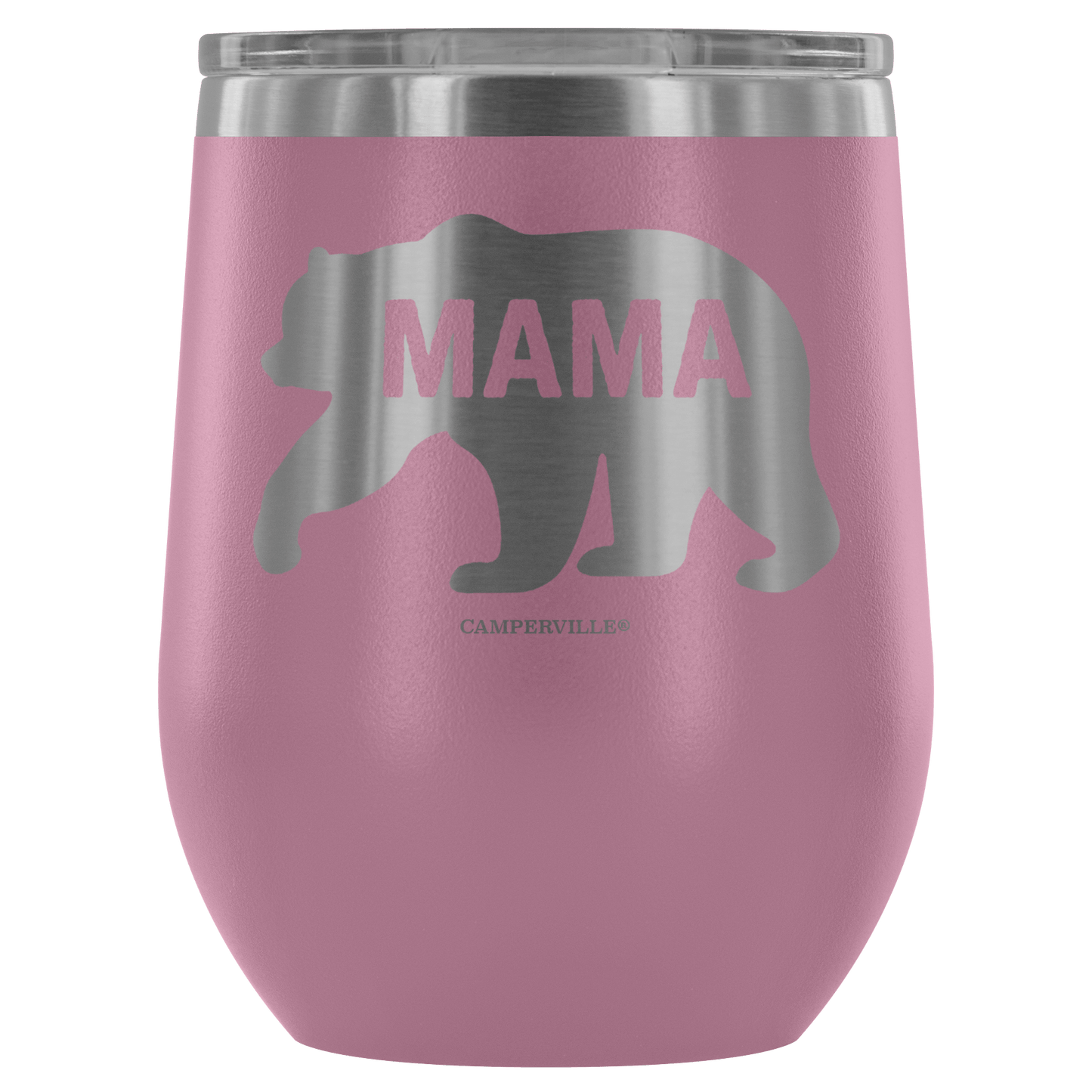 "Mama Bear" - Stemless Wine Cup