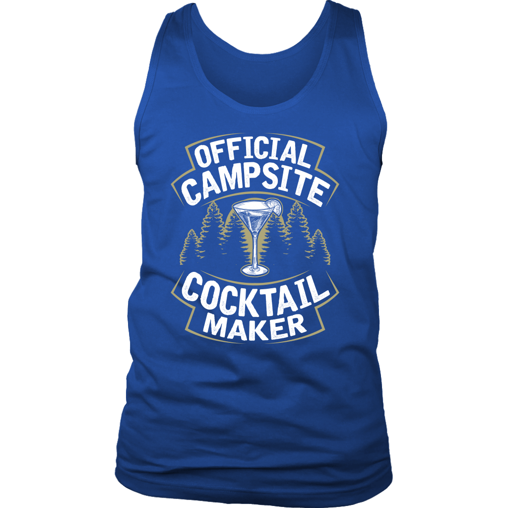 "Official Campsite Cocktail Maker" - Tank