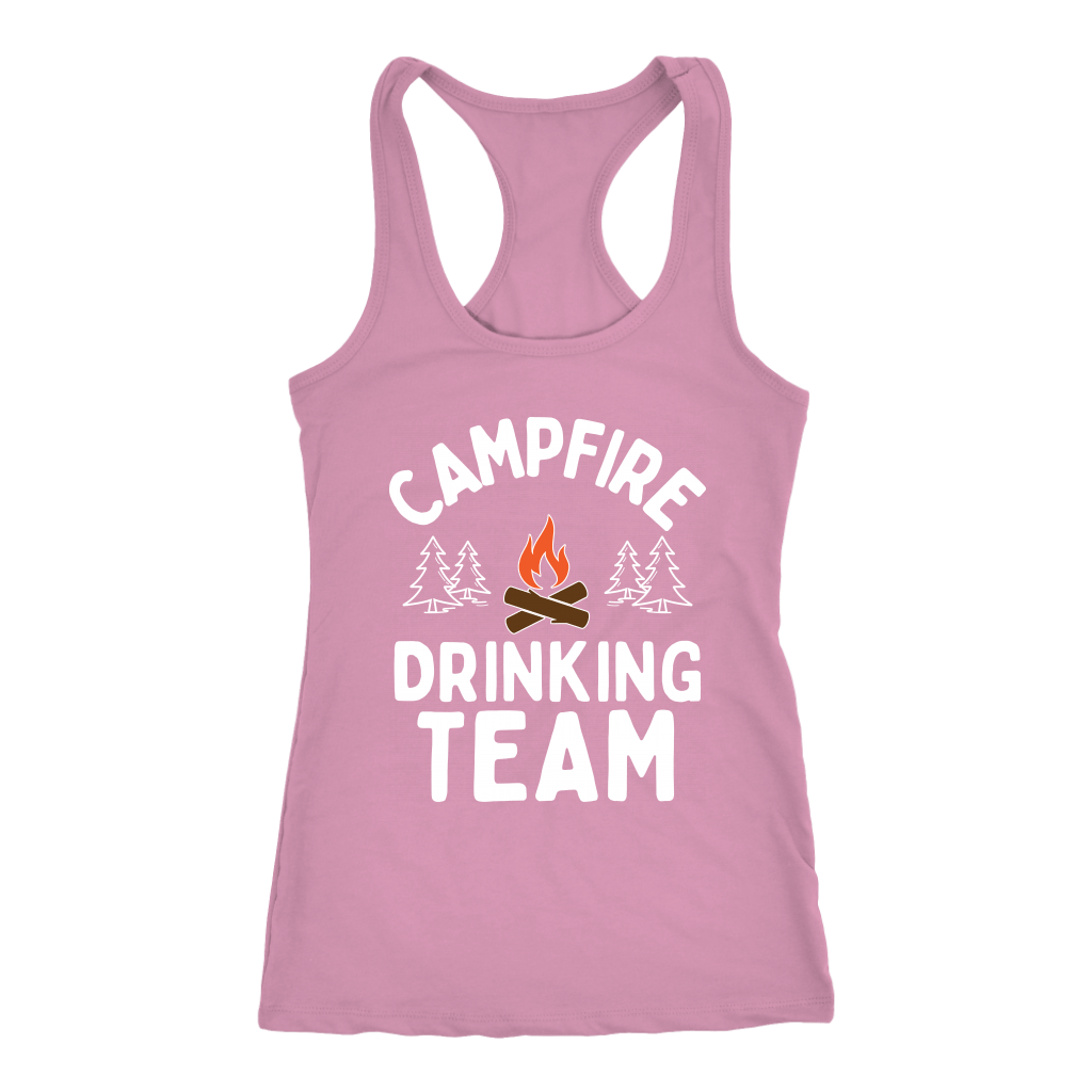 Funny "Campfire Drinking Team" - Tank Tops