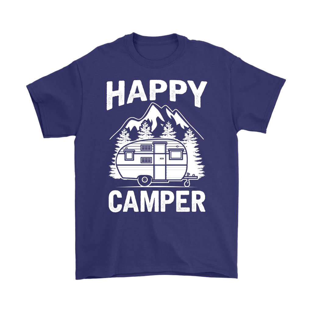 "Happy Camper" Trailer - Shirts and Hoodies