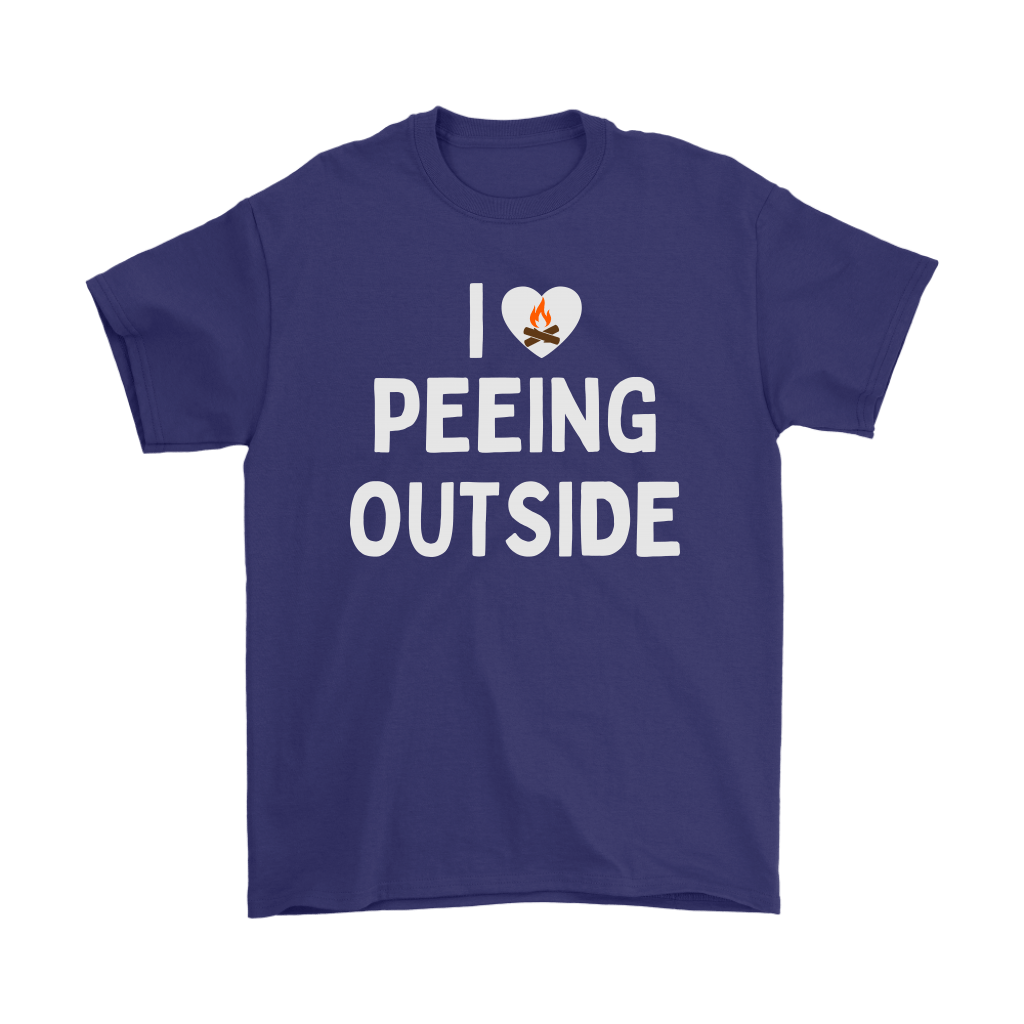 "I Love Peeing Outside" Funny Camping Shirts and Hoodies