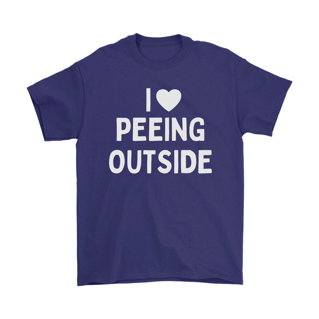 Funny "I Love Peeing Outside" Camping Shirts and Hoodies (No Campfire)