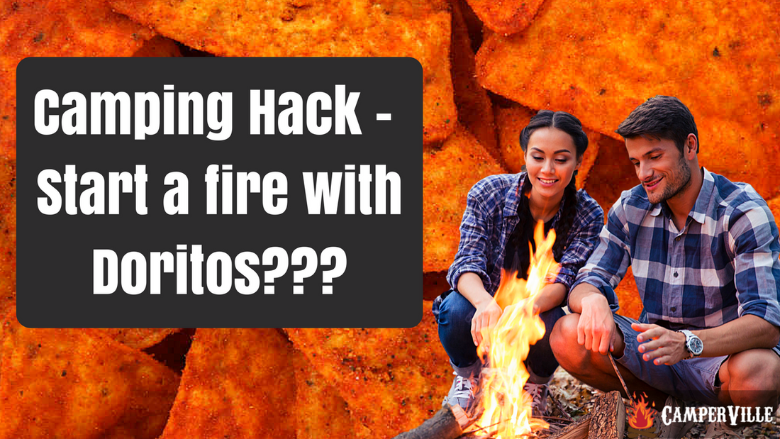 Fire Starter Camping Hack - Are Doritos Flammable?