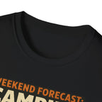 Weekend Forecast Camping With A Chance Of Bigfoot T-Shirt