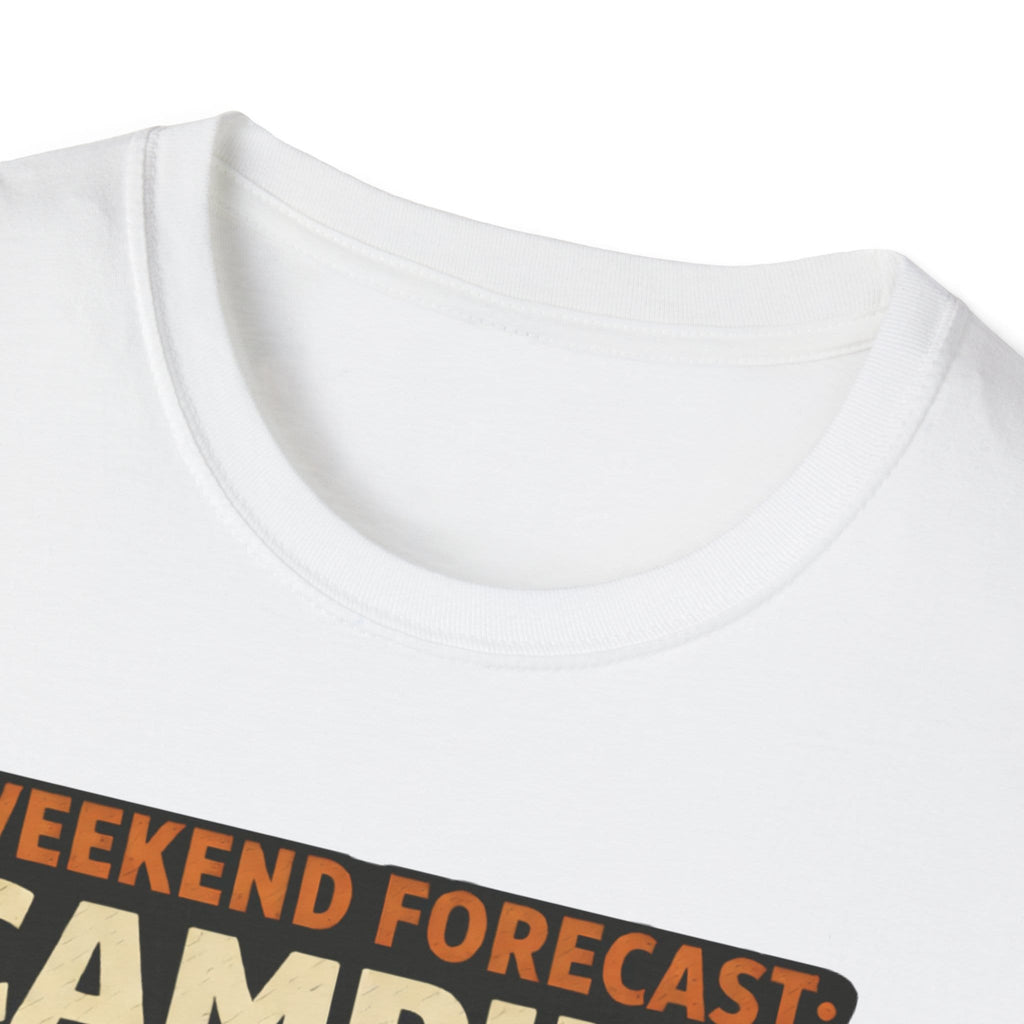 Weekend Forecast Camping With A Chance Of Bigfoot T-Shirt