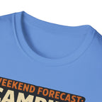 Weekend Forecast Camping With A Chance Of Bigfoot T-Shirt