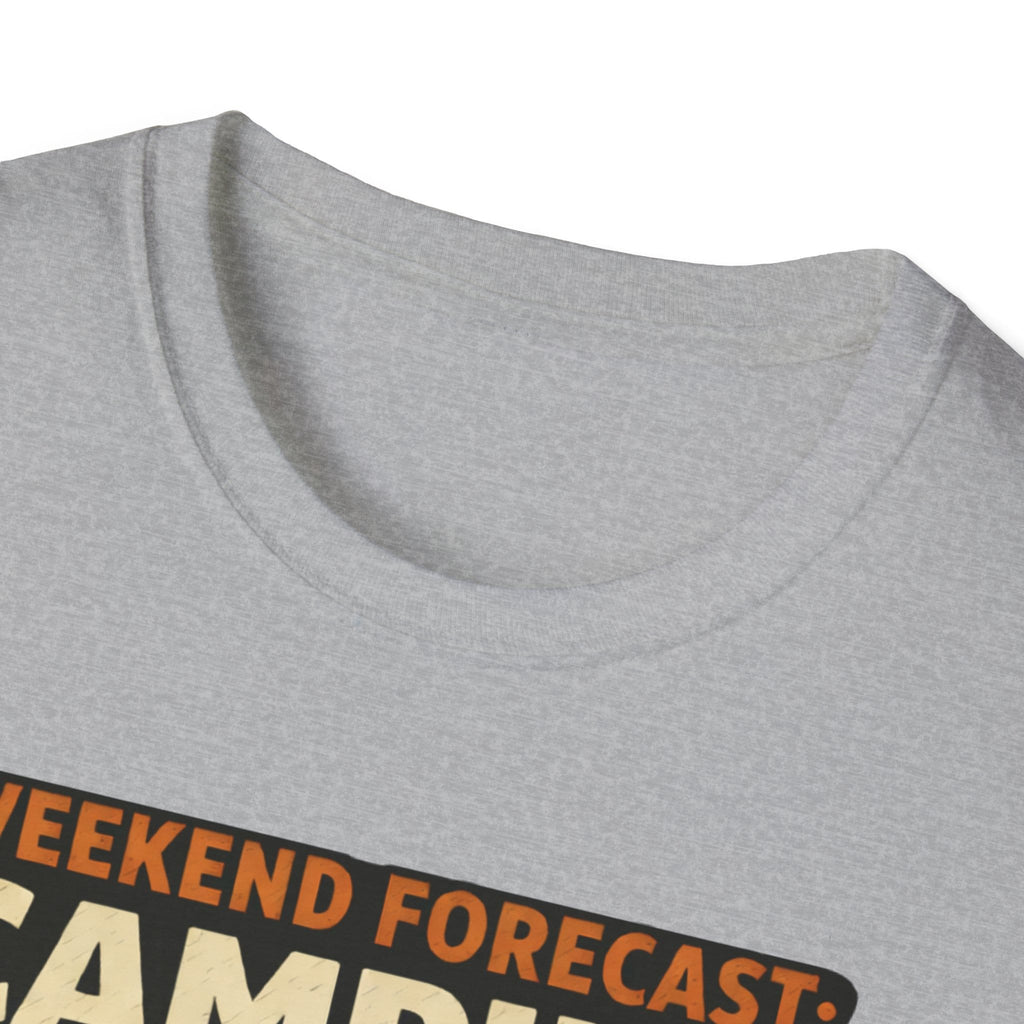 Weekend Forecast Camping With A Chance Of Bigfoot T-Shirt