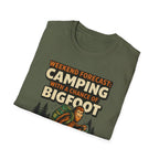 Weekend Forecast Camping With A Chance Of Bigfoot T-Shirt