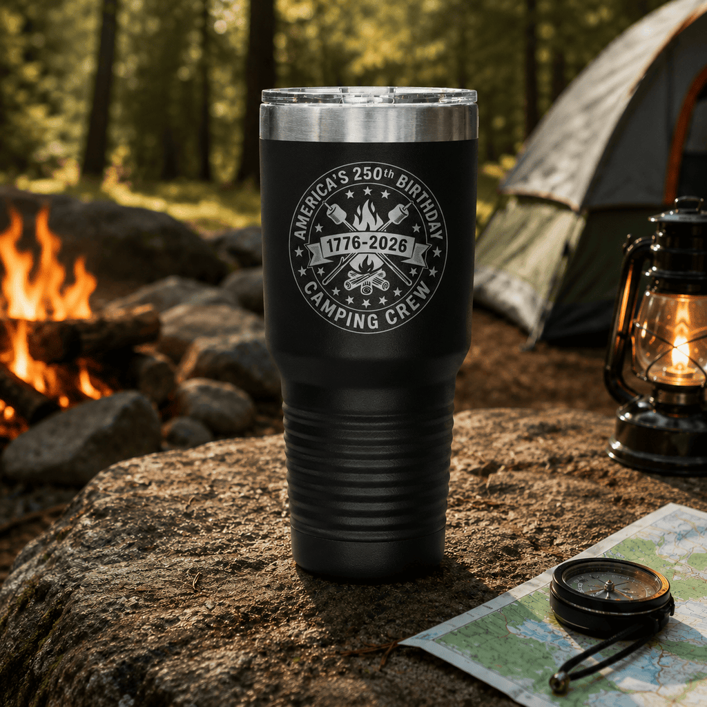 America's 250th Birthday Camping Crew Tumbler