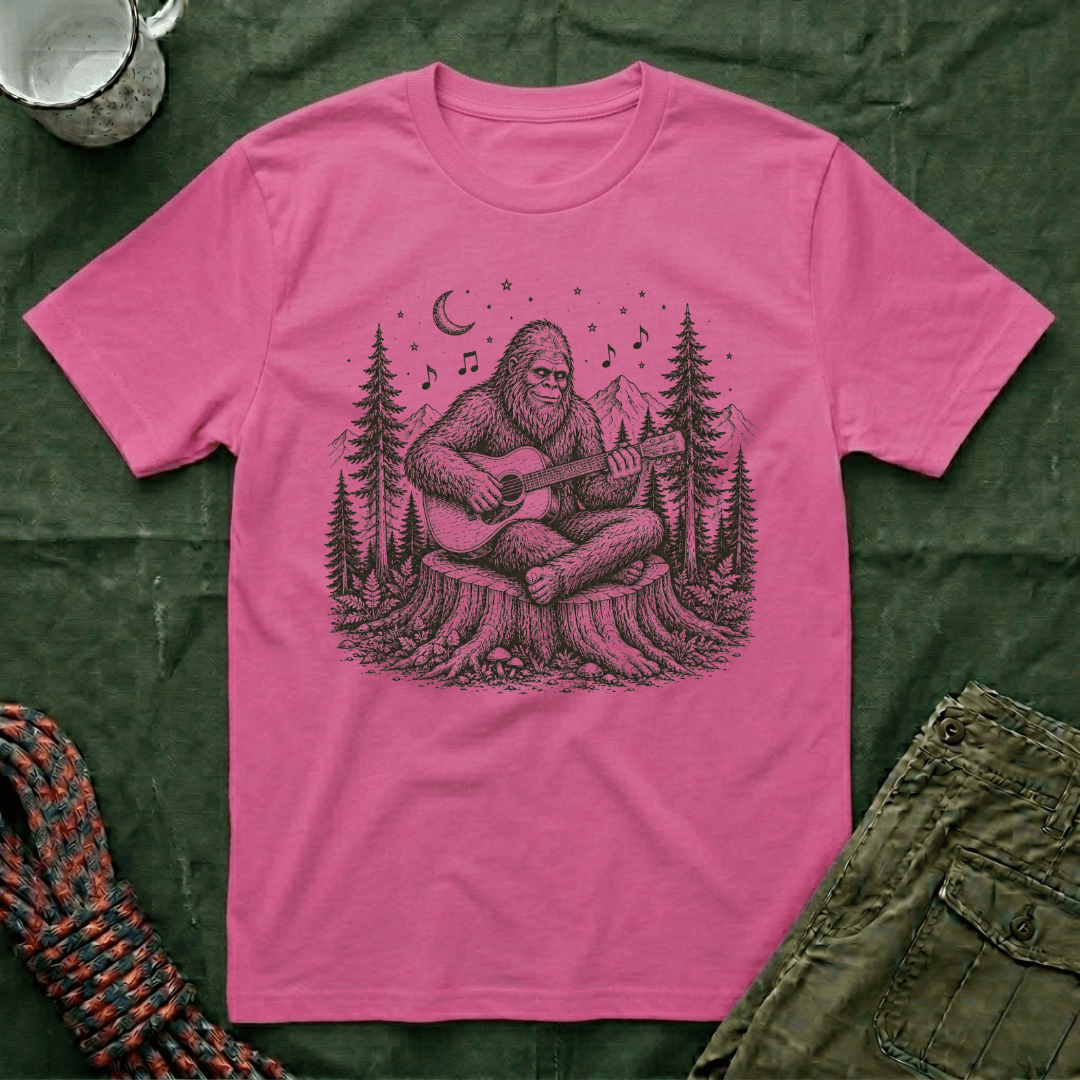 Bigfoot Guitar Jam Session T-Shirt