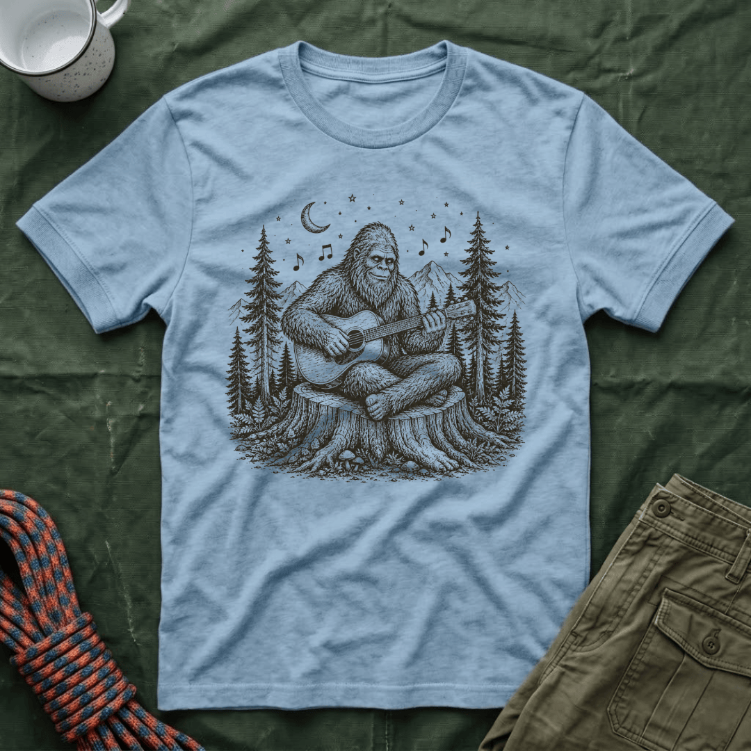 Bigfoot Guitar Jam Session T-Shirt