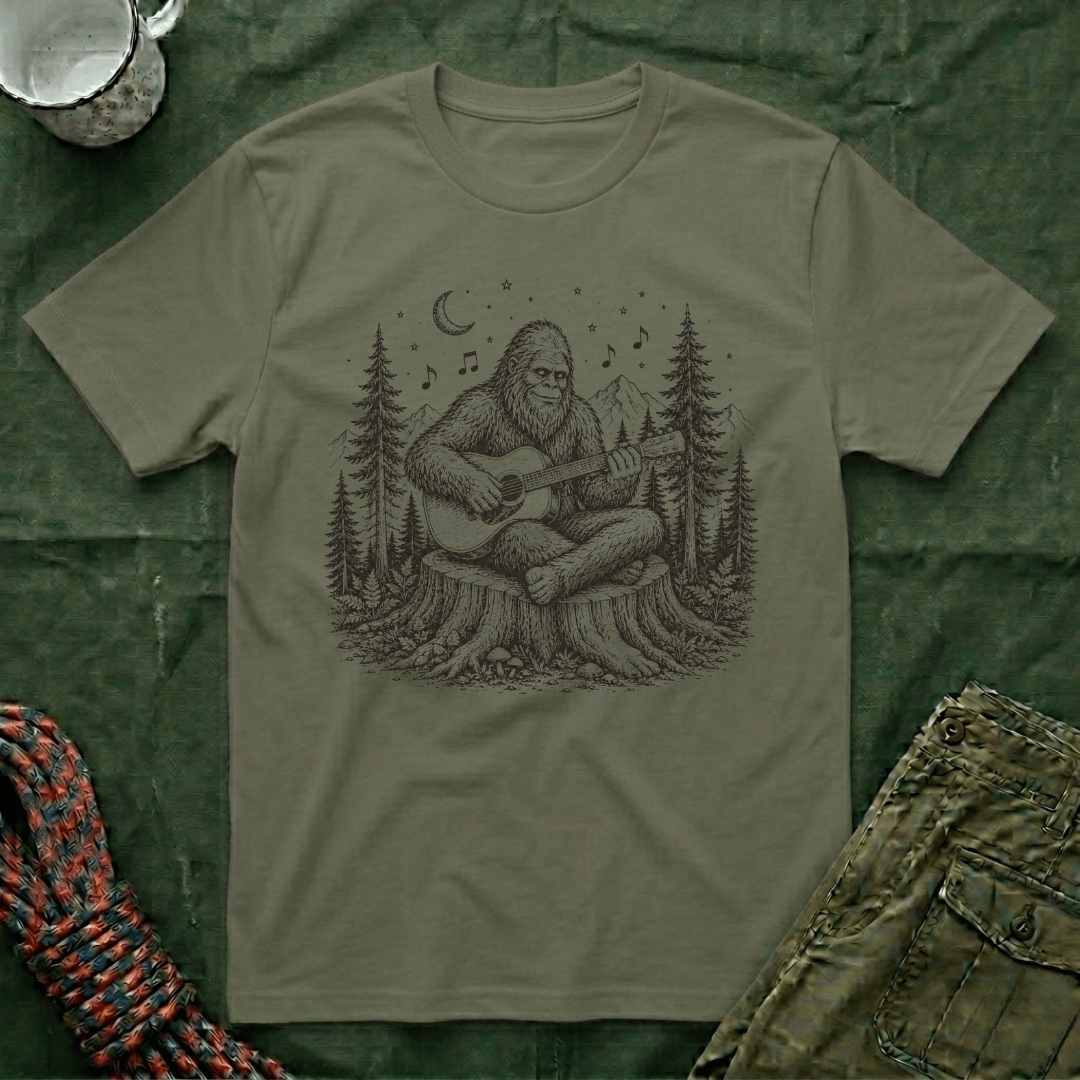 Bigfoot Guitar Jam Session T-Shirt