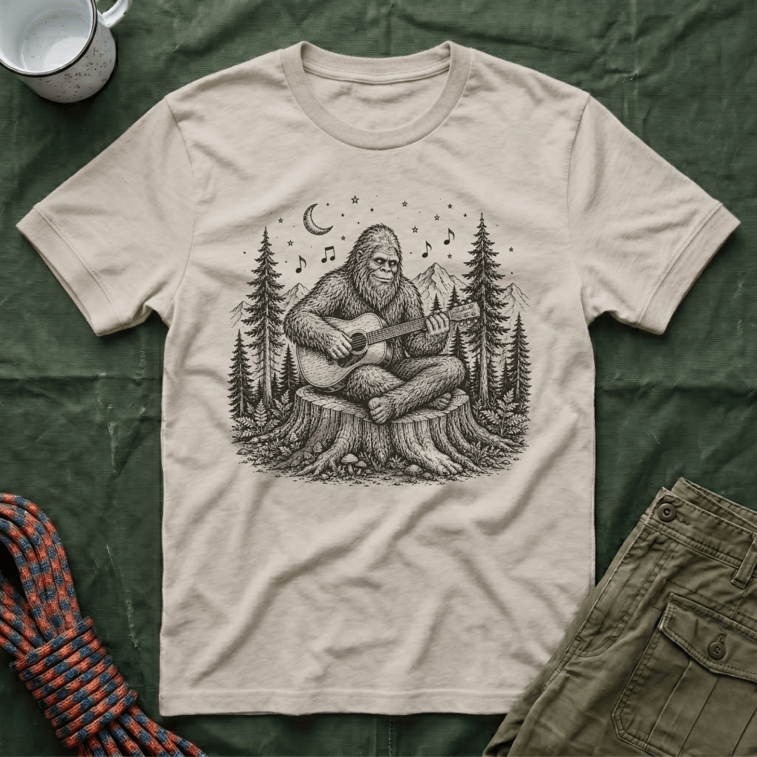 Bigfoot Guitar Jam Session T-Shirt