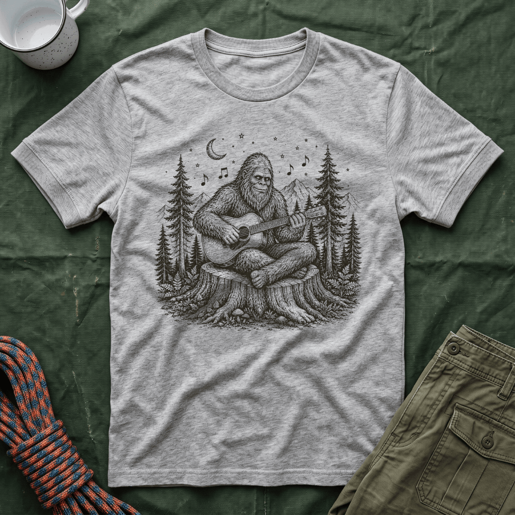 Bigfoot Guitar Jam Session T-Shirt