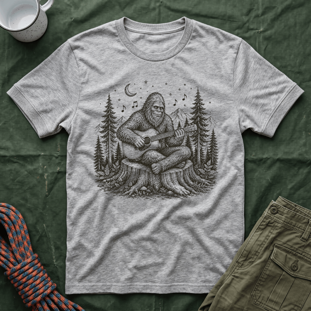 Bigfoot Guitar Jam Session T-Shirt