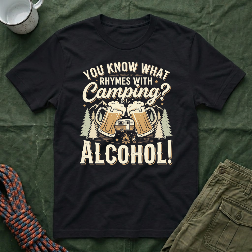 You Know What Rhymes With Camping T-Shirt