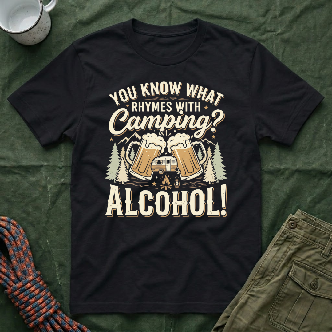 You Know What Rhymes With Camping T-Shirt
