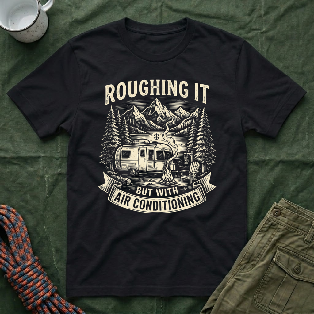 Roughing It But With Air Conditioning T-Shirt