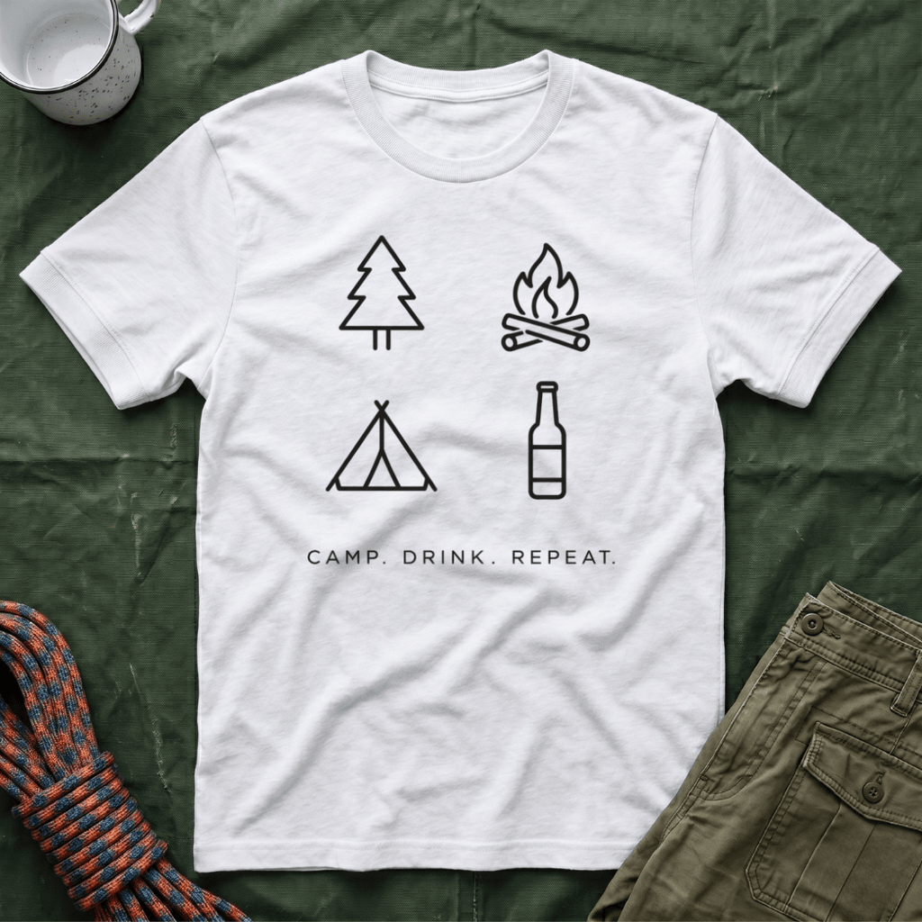 Camp Drink Repeat T- Shirt