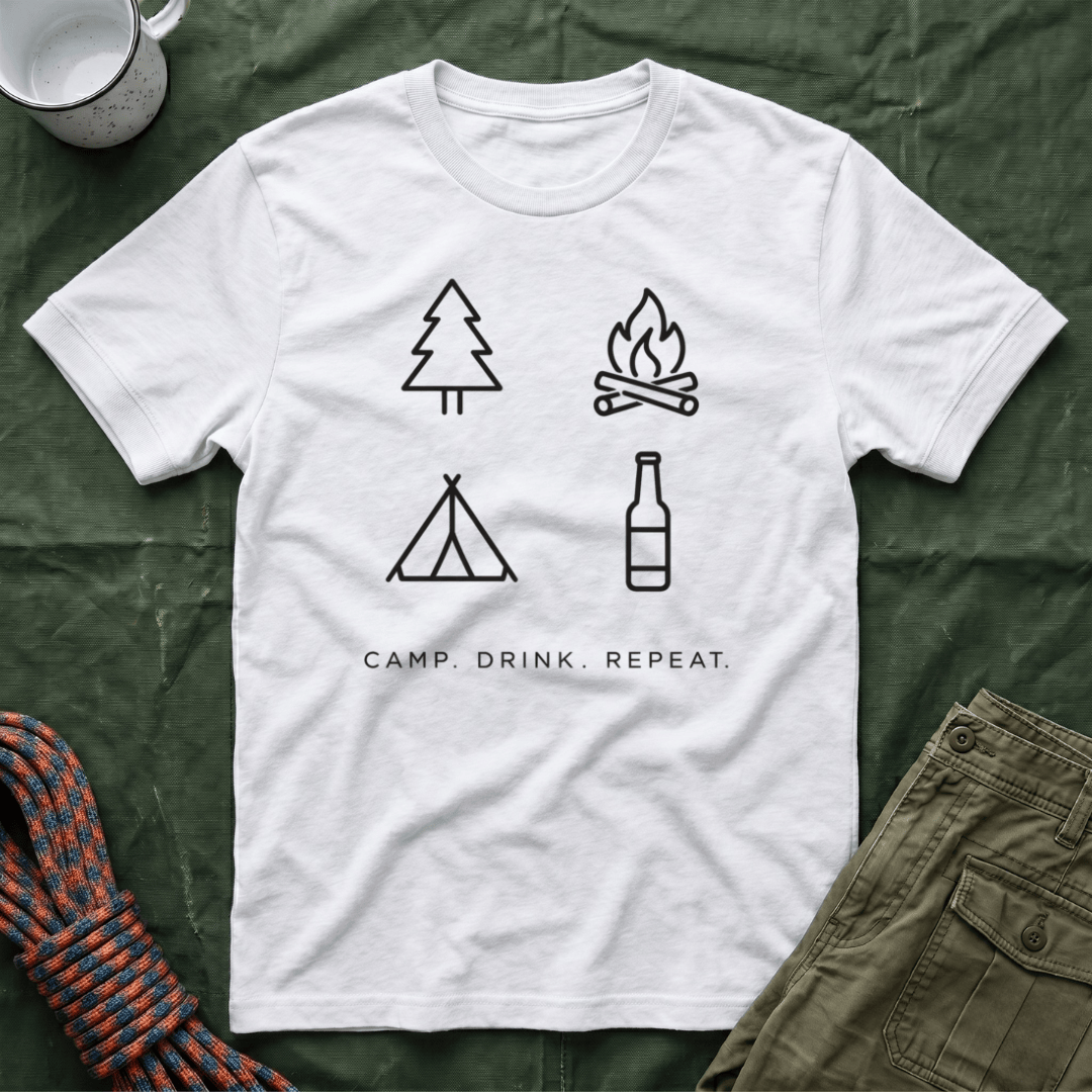 Camp Drink Repeat T- Shirt