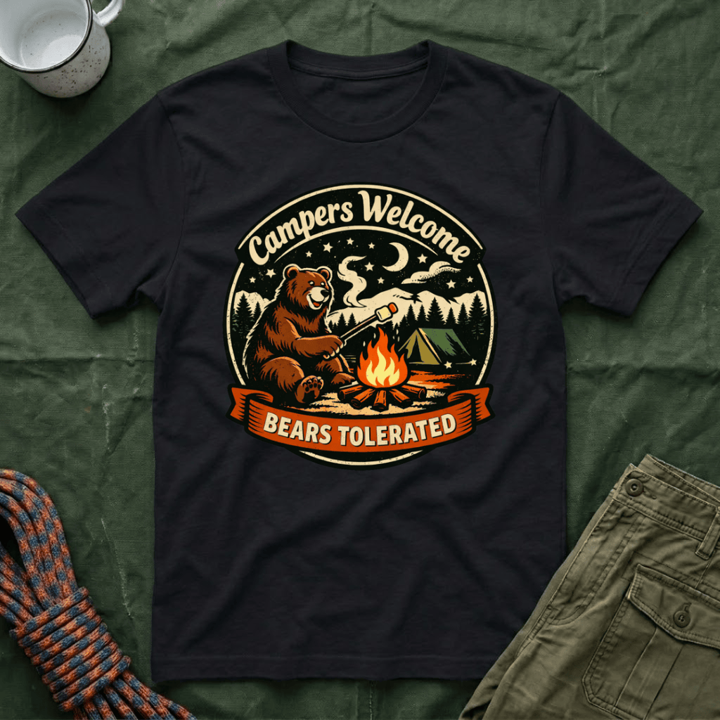 Campers Welcome Bears Tolerated T-Shirt