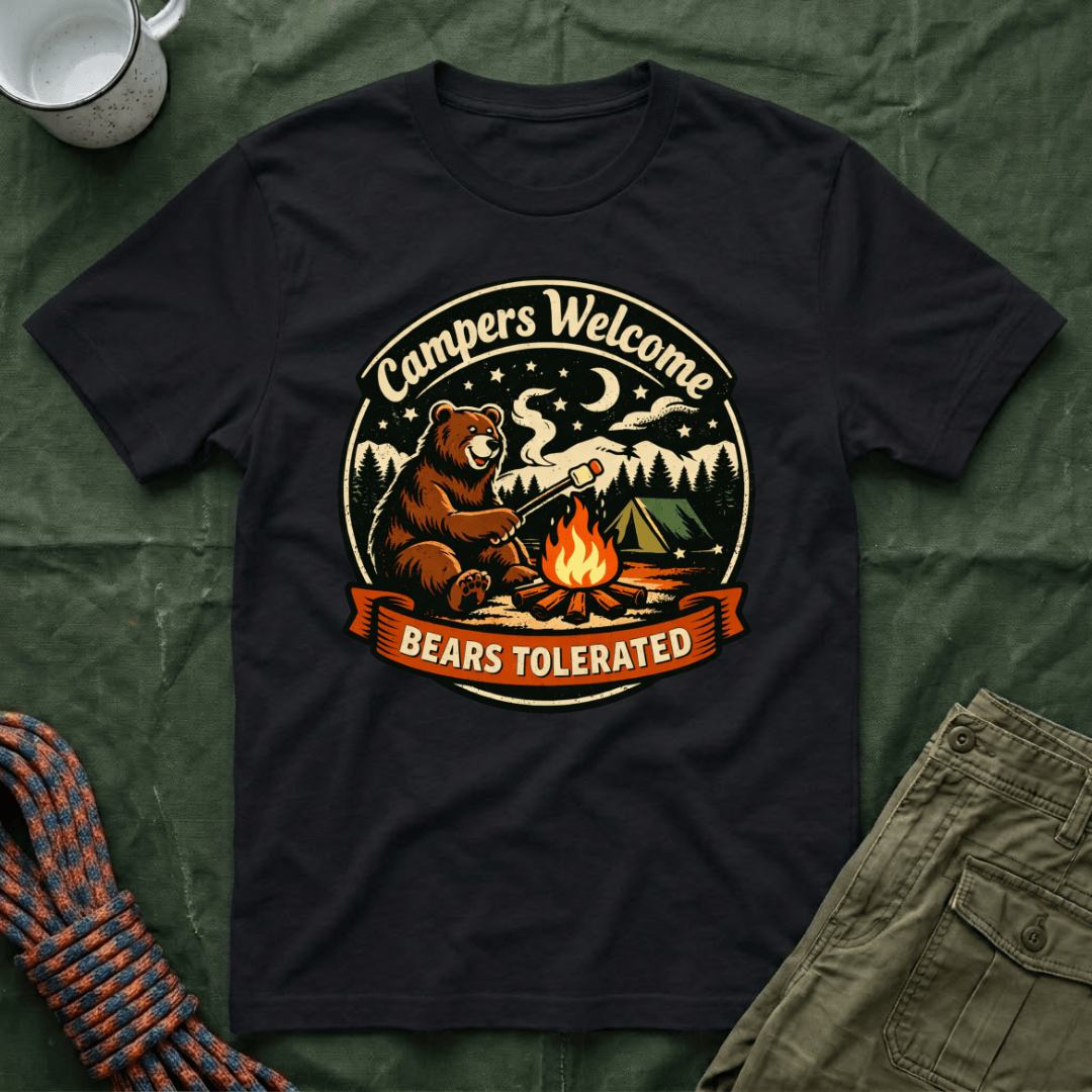 Campers Welcome Bears Tolerated T-Shirt