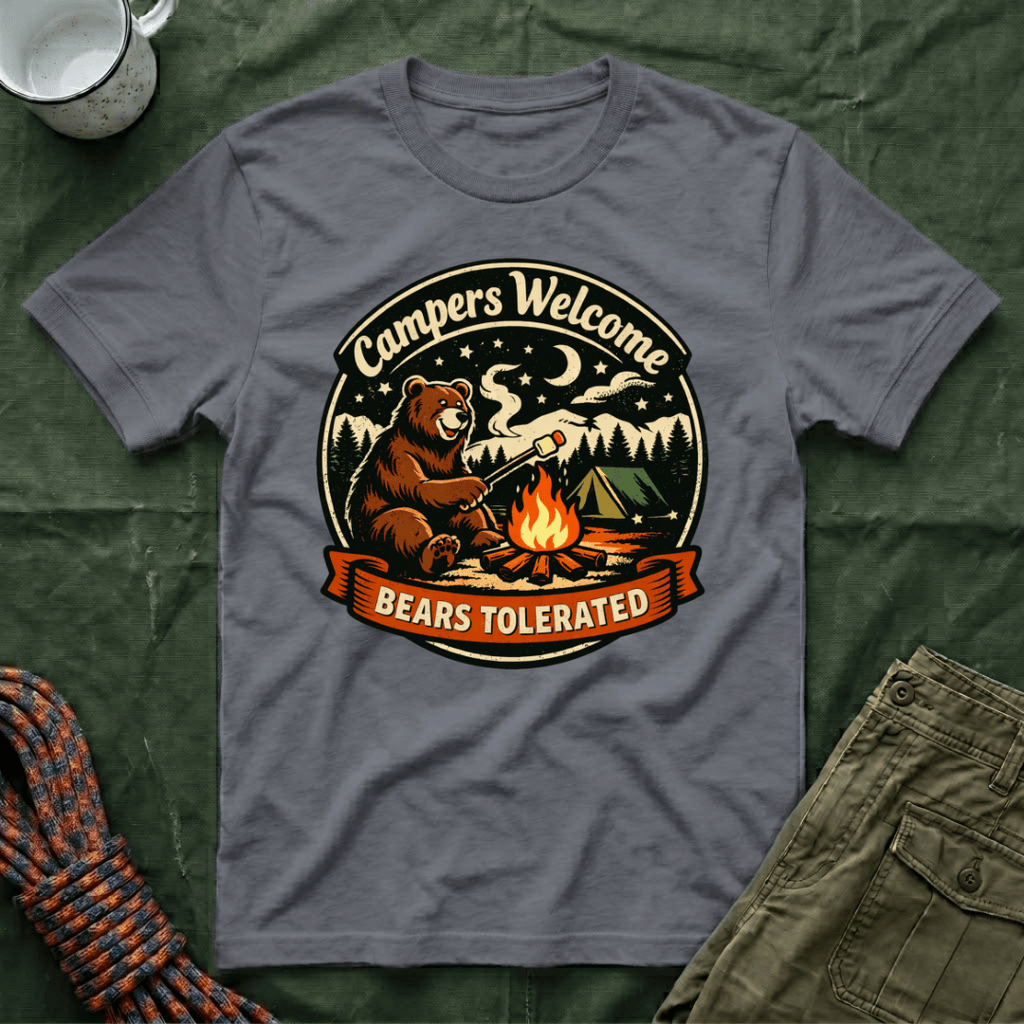 Campers Welcome Bears Tolerated T-Shirt