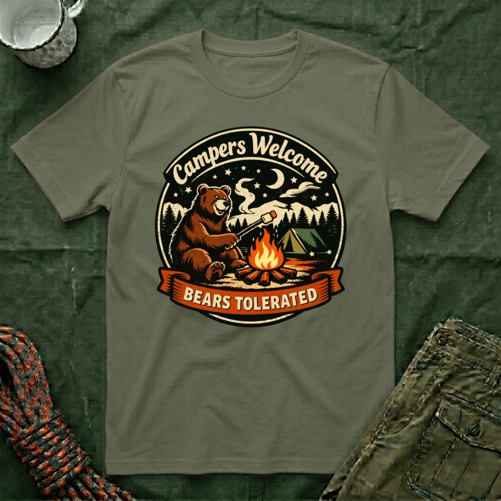 Campers Welcome Bears Tolerated T-Shirt
