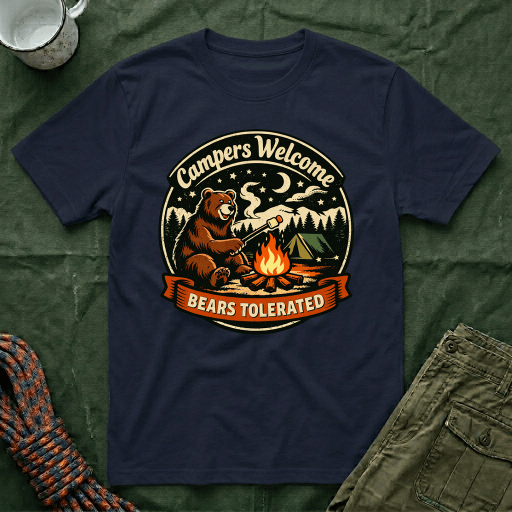 Campers Welcome Bears Tolerated T-Shirt