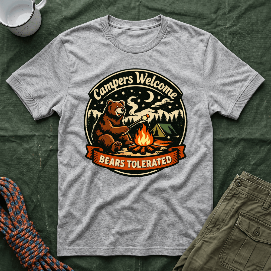 Campers Welcome Bears Tolerated T-Shirt