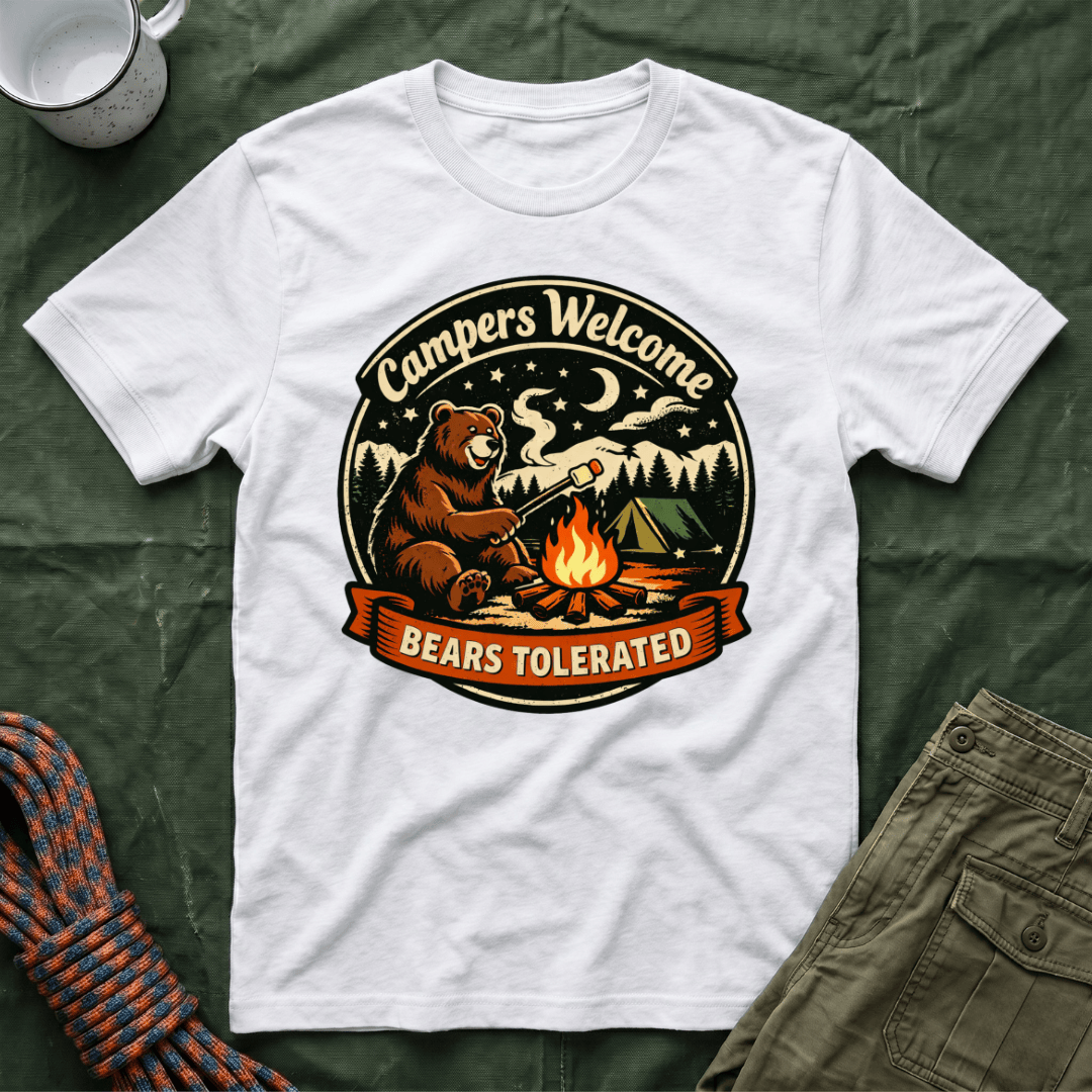 Campers Welcome Bears Tolerated T-Shirt