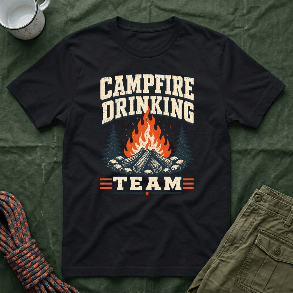 Campfire Drinking Team T-Shirt
