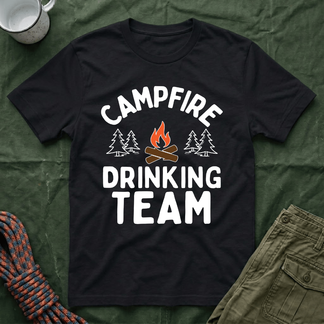 Classic Campfire Drinking Team T-Shirt