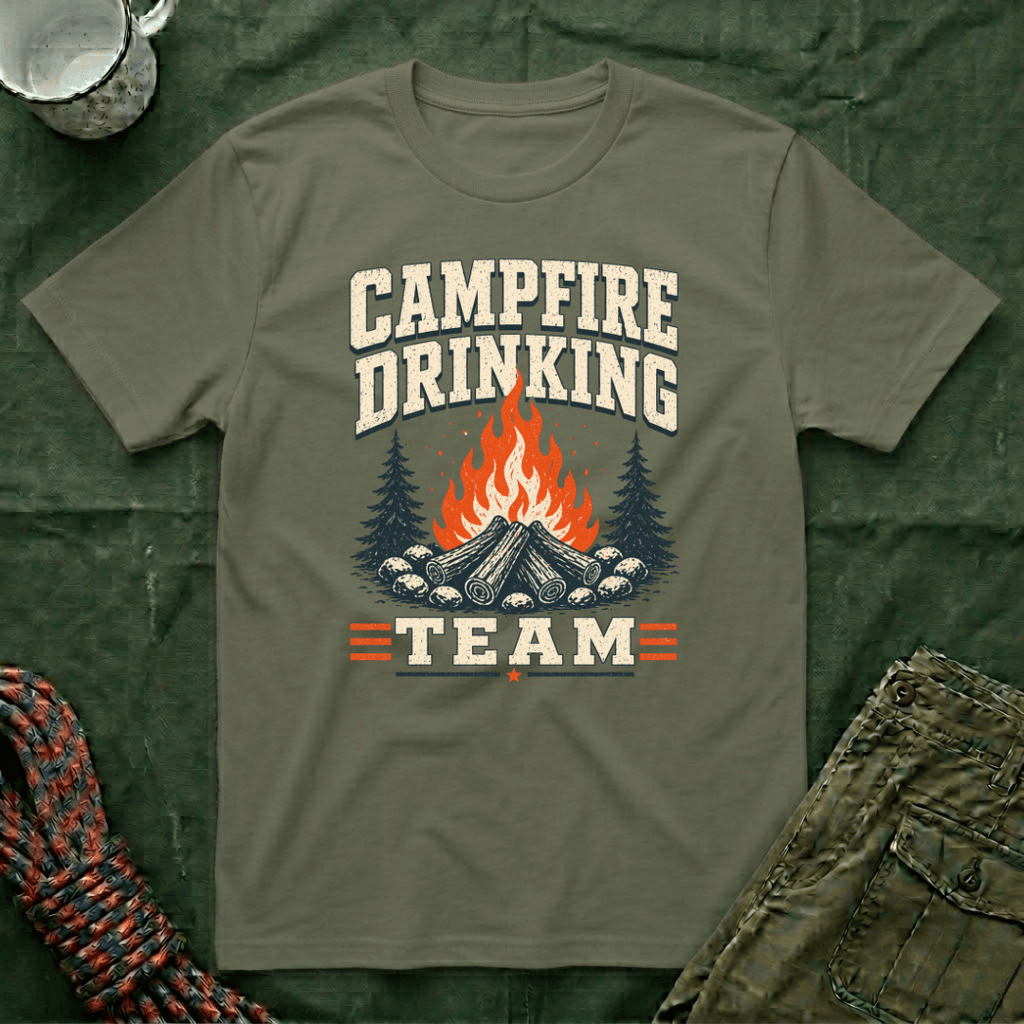 Campfire Drinking Team T-Shirt