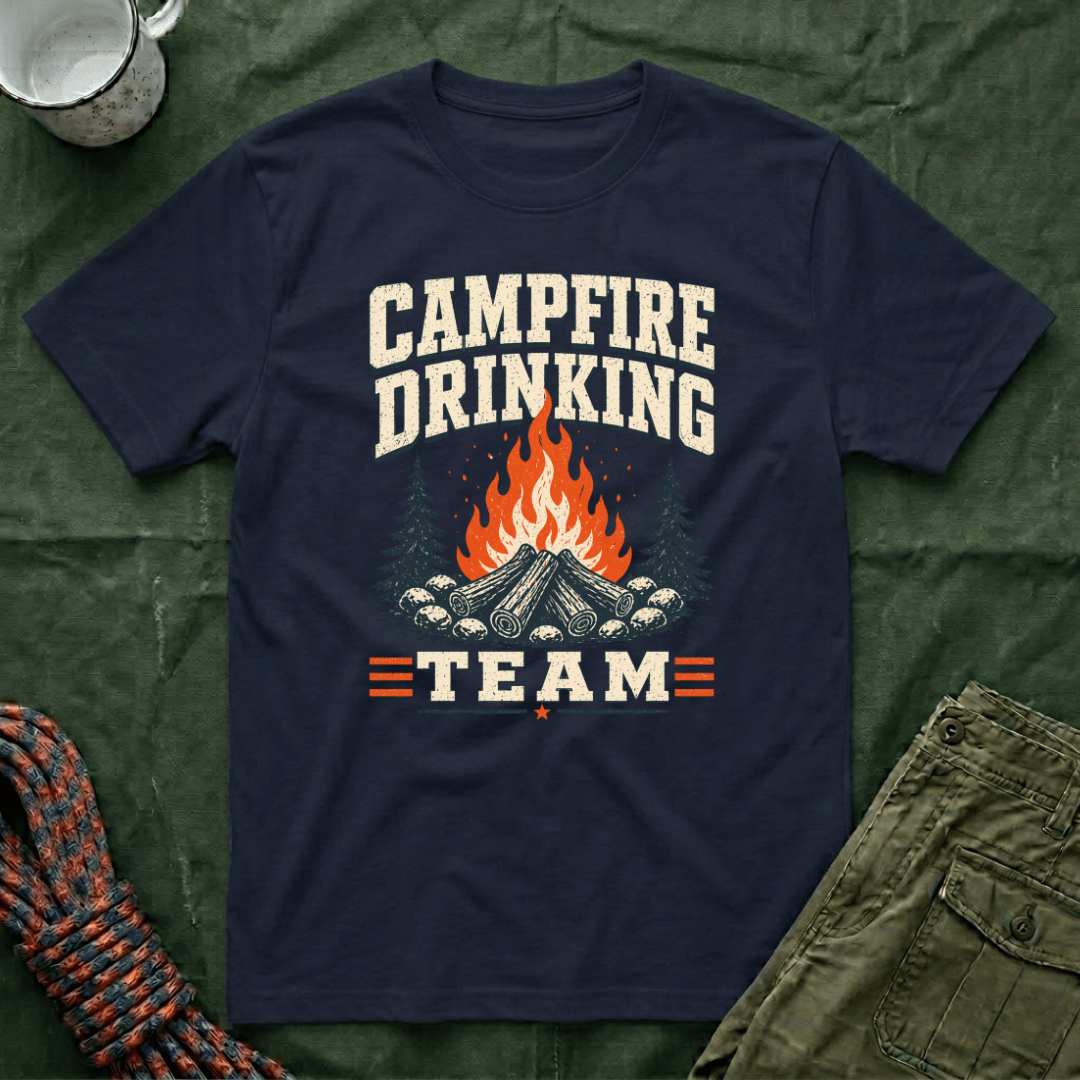Campfire Drinking Team T-Shirt
