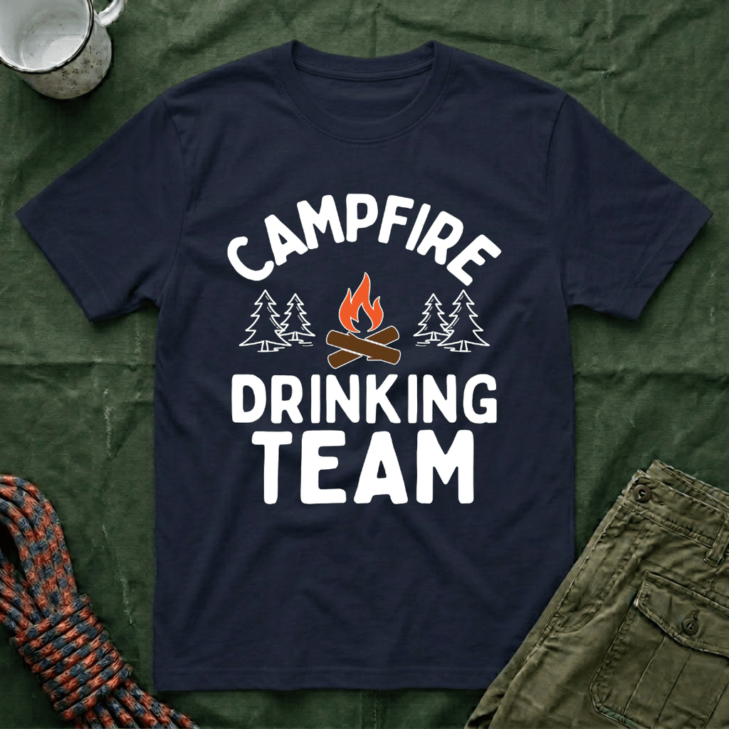 Classic Campfire Drinking Team T-Shirt
