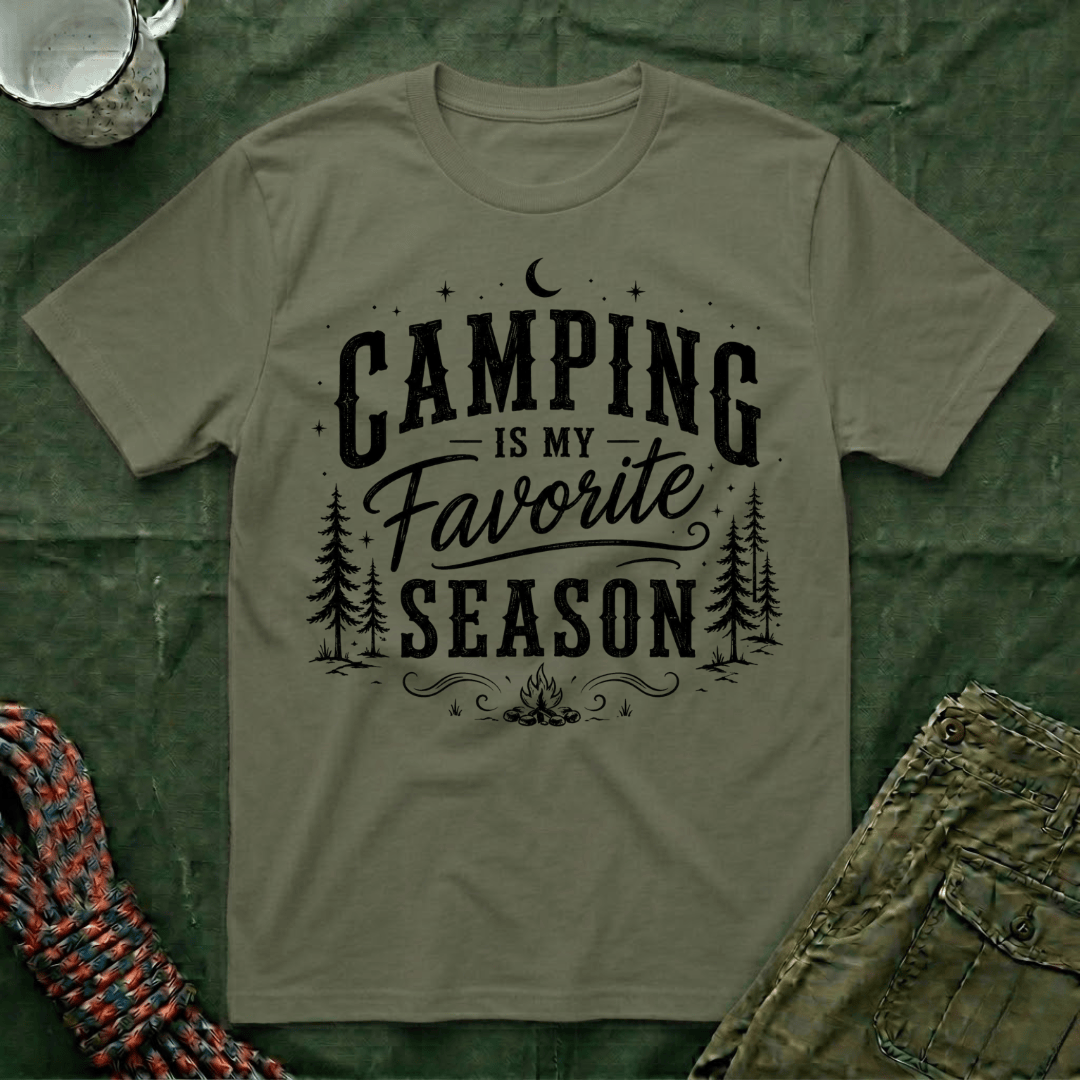 Camping Is My Favorite Season T-Shirt