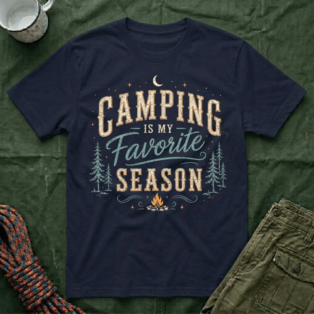 Camping Is My Favorite Season T-Shirt